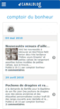 Mobile Screenshot of comptoirbonheur.canalblog.com