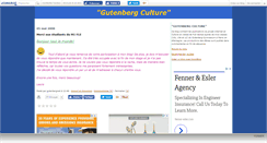 Desktop Screenshot of gutenbergculture.canalblog.com