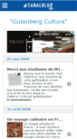 Mobile Screenshot of gutenbergculture.canalblog.com