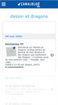 Mobile Screenshot of dessinsetdragons.canalblog.com