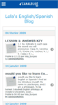 Mobile Screenshot of lolaburgos2.canalblog.com