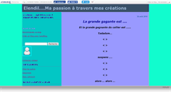 Desktop Screenshot of elendilcreations.canalblog.com