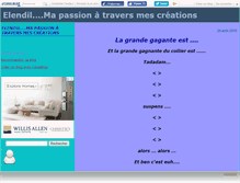 Tablet Screenshot of elendilcreations.canalblog.com