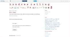 Desktop Screenshot of londrescalling.canalblog.com