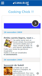 Mobile Screenshot of cookingchiick.canalblog.com