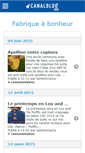 Mobile Screenshot of fabriqueabonheur.canalblog.com