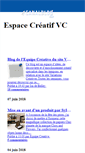 Mobile Screenshot of espacecreatifvc.canalblog.com