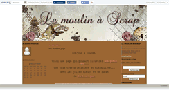 Desktop Screenshot of lemoulinascrap1.canalblog.com