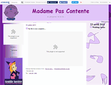 Tablet Screenshot of mmepascontente.canalblog.com