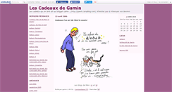 Desktop Screenshot of cadeauxgamin.canalblog.com
