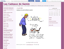 Tablet Screenshot of cadeauxgamin.canalblog.com