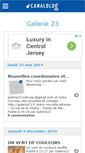 Mobile Screenshot of galerie23.canalblog.com