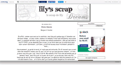 Desktop Screenshot of lilysscrap.canalblog.com
