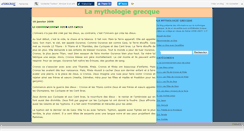 Desktop Screenshot of mythologiegreco.canalblog.com