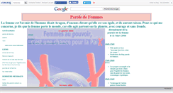 Desktop Screenshot of paroledefemmes.canalblog.com