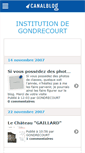 Mobile Screenshot of gondrecourt.canalblog.com