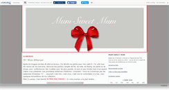 Desktop Screenshot of mumsweetmum.canalblog.com