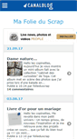 Mobile Screenshot of folieduscrap.canalblog.com
