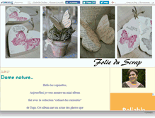 Tablet Screenshot of folieduscrap.canalblog.com