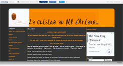 Desktop Screenshot of lacuisinedariane.canalblog.com