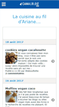 Mobile Screenshot of lacuisinedariane.canalblog.com