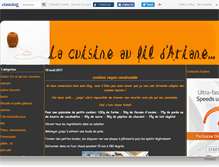 Tablet Screenshot of lacuisinedariane.canalblog.com