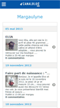 Mobile Screenshot of margau.canalblog.com