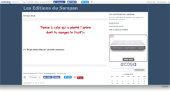 Desktop Screenshot of editionsdusampan.canalblog.com