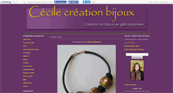 Desktop Screenshot of cecilecreation.canalblog.com