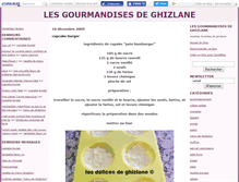 Tablet Screenshot of cuisineghizlane.canalblog.com