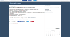Desktop Screenshot of geosciences.canalblog.com