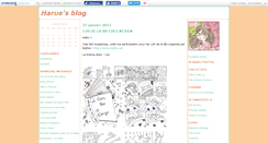 Desktop Screenshot of harueblog.canalblog.com