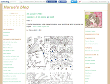Tablet Screenshot of harueblog.canalblog.com