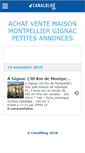 Mobile Screenshot of maisongignac.canalblog.com