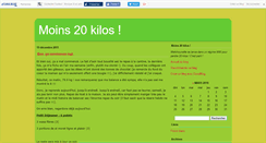 Desktop Screenshot of moins20kilos.canalblog.com