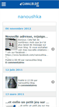 Mobile Screenshot of nanoushkablog.canalblog.com
