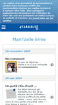 Mobile Screenshot of mamzelleemie.canalblog.com