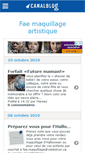 Mobile Screenshot of faemaquillage.canalblog.com