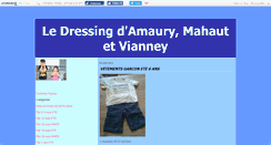 Desktop Screenshot of amaurymahaut.canalblog.com