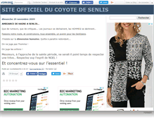 Tablet Screenshot of coyotedesenlis.canalblog.com
