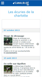 Mobile Screenshot of ecuriescharlotte.canalblog.com