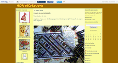 Desktop Screenshot of mdarecreations.canalblog.com