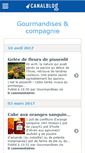 Mobile Screenshot of gourmandizetcie.canalblog.com
