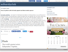 Tablet Screenshot of edhardyclub.canalblog.com