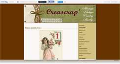 Desktop Screenshot of creascrapvintage.canalblog.com
