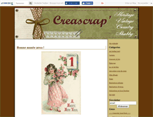 Tablet Screenshot of creascrapvintage.canalblog.com