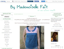 Tablet Screenshot of mademoisellefait.canalblog.com