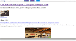Desktop Screenshot of karatecourgeon.canalblog.com