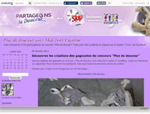 Tablet Screenshot of plusdedouceur.canalblog.com