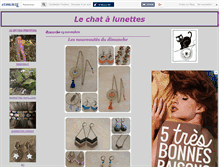 Tablet Screenshot of lechatalunette.canalblog.com